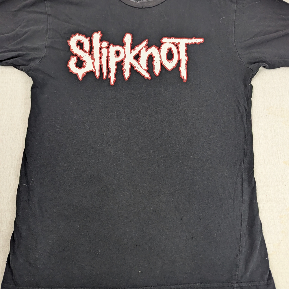 Slipknot Heavy Metal Band Black Tee Shirt Size Small.